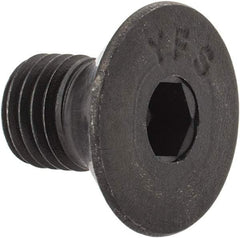 Value Collection - 5/16-24 UNF Hex Socket Drive, 82° Flat Screw - Alloy Steel, Black Oxide Finish, Fully Threaded, 1/2" OAL - Caliber Tooling