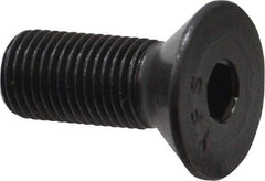 Value Collection - 3/8-24 UNF Hex Socket Drive, 82° Flat Screw - Alloy Steel, Black Oxide Finish, Fully Threaded, 1" OAL - Caliber Tooling