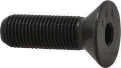 Value Collection - 3/8-24 UNF Hex Socket Drive, 82° Flat Screw - Alloy Steel, Black Oxide Finish, Fully Threaded, 1-1/4" OAL - Caliber Tooling