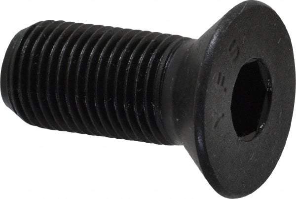 Value Collection - 1/2-20 UNF Hex Socket Drive, 82° Flat Screw - Alloy Steel, Black Oxide Finish, Fully Threaded, 1-1/4" OAL - Caliber Tooling