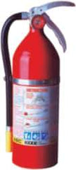 Kidde - 5 Lb, 3-A:40-B:C Rated, Dry Chemical Fire Extinguisher - 4-1/4" Diam x 15" High, 195 psi, 18' Discharge in 14 sec, Rechargeable, Steel Cylinder - Caliber Tooling