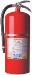 Kidde - 20 Lb, 6-A:120-B:C Rated, Dry Chemical Fire Extinguisher - 7-1/4" Diam x 21.6" High, 195 psi, 20' Discharge in 28 sec, Rechargeable, Steel Cylinder - Caliber Tooling