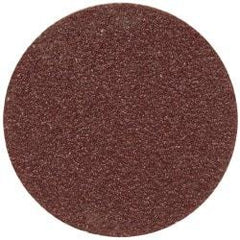 Merit Abrasives - 1" Disc Diam, 100 Grit, Aluminum Oxide Quick Change Disc - Type P Attaching System, Coated, Fine Grade, 40,000 RPM - Caliber Tooling