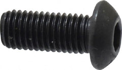 Value Collection - 1/4-28 UNF Hex Socket Drive, Button Screw - Alloy Steel, Black Oxide Finish, Fully Threaded, 5/8" Length Under Head - Caliber Tooling