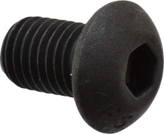 Value Collection - 5/16-24 UNF Hex Socket Drive, Button Screw - Alloy Steel, Black Oxide Finish, Fully Threaded, 1/2" Length Under Head - Caliber Tooling