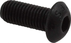 Value Collection - 5/16-24 UNF Hex Socket Drive, Button Screw - Alloy Steel, Black Oxide Finish, Fully Threaded, 3/4" Length Under Head - Caliber Tooling