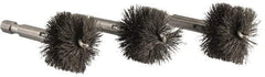 Ridgid - 1 Inch Inside Diameter, 1-3/16 Inch Actual Brush Diameter, Steel, Power Fitting and Cleaning Brush - Caliber Tooling