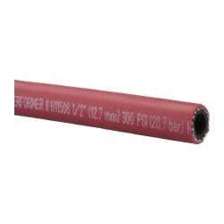 Eaton - 1/2" ID x 7/8" OD CTL Oil Resistant Air Hose - 300 Working psi, -40 to 160°F, Red - Caliber Tooling