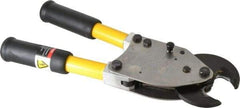 H.K. Porter - 14" OAL, 795 MCM Capacity, Cable Cutter - 29/64" Jaw Length, Oval Head, Plastic Cushion Handle - Caliber Tooling