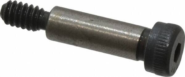 Value Collection - 1/4" Shoulder Diam x 3/4" Shoulder Length, #10-24 UNC, Hex Socket Shoulder Screw - 8 Alloy Steel, Uncoated, 0.357 to 3/8" Head Diam - Caliber Tooling