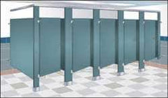 Bradley - Washroom Partition Steel Pilaster - 24 Inch Wide x 79-13/16 Inch High, ADA Compliant Stall Compatibility - Caliber Tooling