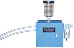 Accu-Lube - 1 Outlet, 10 Ounce Tank Capacity, Micro Lubricant System - 12' Coolant Line Length - Caliber Tooling