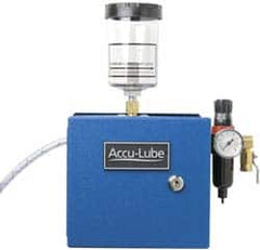 Accu-Lube - 1 Outlet, 10 Ounce Tank Capacity, Micro Lubricant System - 12' Coolant Line Length - Caliber Tooling