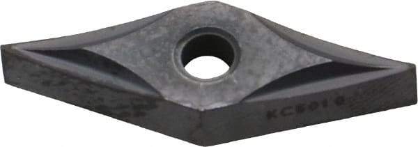 Kennametal - VNGP330.5 Grade KC5010 Carbide Turning Insert - TiAlN Finish, 35° Diamond, 3/8" Inscr Circle, 3/16" Thick, 0.0079" Corner Radius - Caliber Tooling