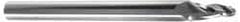 Onsrud - 1/8" Cutting Diam x 1" Length of Cut, 2 Flute, Upcut Spiral Router Bit - Uncoated, Right Hand Cut, Solid Carbide, 3" OAL x 1/4" Shank Diam, Ball End Taper - Caliber Tooling