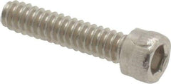 Value Collection - #4-40 UNC Hex Socket Drive, Socket Cap Screw - Grade 18-8 Stainless Steel, 1/2" Length Under Head - Caliber Tooling