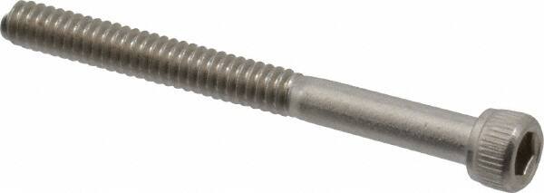 Value Collection - #4-40 UNC Hex Socket Drive, Socket Cap Screw - Grade 18-8 Stainless Steel, 1-1/4" Length Under Head - Caliber Tooling