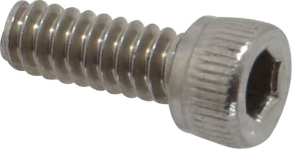 Value Collection - #6-32 UNC Hex Socket Drive, Socket Cap Screw - Grade 18-8 Stainless Steel, 3/8" Length Under Head - Caliber Tooling