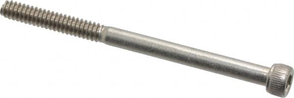 Value Collection - #6-32 UNC Hex Socket Drive, Socket Cap Screw - Grade 18-8 Stainless Steel, 2" Length Under Head - Caliber Tooling