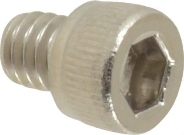 Value Collection - #8-32 UNC Hex Socket Drive, Socket Cap Screw - Grade 18-8 Stainless Steel, 3/16" Length Under Head - Caliber Tooling