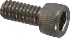 Value Collection - #8-32 UNC Hex Socket Drive, Socket Cap Screw - Grade 18-8 Stainless Steel, 3/8" Length Under Head - Caliber Tooling