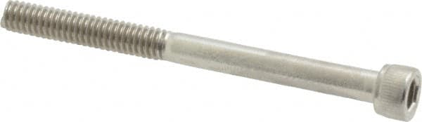 Value Collection - #8-32 UNC Hex Socket Drive, Socket Cap Screw - Grade 18-8 Stainless Steel, 2" Length Under Head - Caliber Tooling