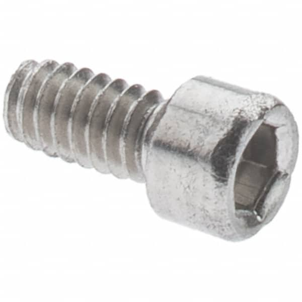 Made in USA - #10-24 UNC Hex Socket Drive, Socket Cap Screw - Grade 18-8 Stainless Steel, Uncoated, 5/8" Length Under Head - Caliber Tooling