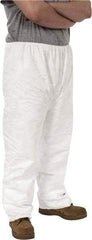 Dupont - Size 3XL, Tyvek General Purpose Work Pants - 27-1/2 Inch Waist, 30 Inch Inseam, White - Caliber Tooling