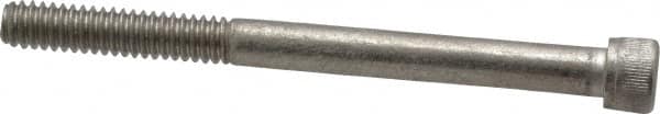 Value Collection - 1/4-20 UNC Hex Socket Drive, Socket Cap Screw - Grade 18-8 Stainless Steel, Partially Threaded, 3" Length Under Head - Caliber Tooling