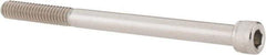 Value Collection - 1/4-20 UNC Hex Socket Drive, Socket Cap Screw - Grade 18-8 Stainless Steel, 3-1/2" Length Under Head - Caliber Tooling