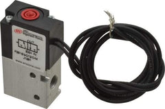 ARO/Ingersoll-Rand - 1/8", 3-Way Body Ported Stacking Solenoid Valve - 12 VDC, 0.2 CV Rate, 2.4" High - Caliber Tooling