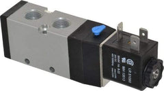 ARO/Ingersoll-Rand - 1/4", 4-Way 2-Position Maxair Stacking Solenoid Valve - 24 VDC, 0.7 CV Rate, 1.37" High - Caliber Tooling