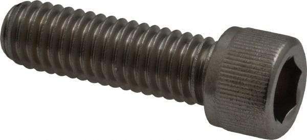 Value Collection - 3/8-16 UNC Hex Socket Drive, Socket Cap Screw - Grade 18-8 Stainless Steel, Fully Threaded, 1-1/4" Length Under Head - Caliber Tooling