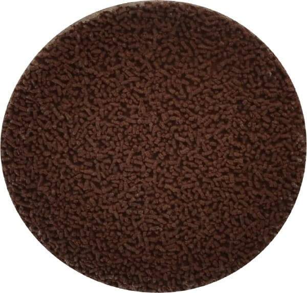 Made in USA - 2" Disc Diam, 600 Grit, Aluminum Oxide Quick Change Disc - Type R Attaching System, Coated, Brown, Super Fine Grade - Caliber Tooling