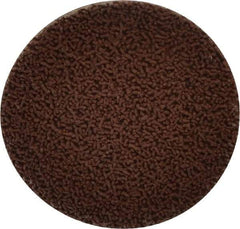 Made in USA - 2" Disc Diam, 600 Grit, Aluminum Oxide Quick Change Disc - Type R Attaching System, Coated, Brown, Super Fine Grade - Caliber Tooling