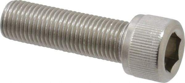 Value Collection - 3/8-24 UNF Hex Socket Drive, Socket Cap Screw - Grade 18-8 Stainless Steel, 1-1/4" Length Under Head - Caliber Tooling