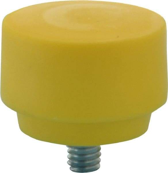 Proto - 1-1/2" Face Diam, Grade Extra Hard, Yellow Hammer Tip/Face - Plastic - Caliber Tooling