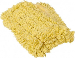 Rubbermaid - 36" Long x 5" Wide Yarn Blend Dust Mop Head - Envelope Connection, Yellow, Looped Head - Caliber Tooling