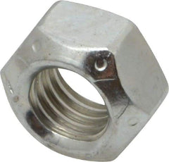 Value Collection - 9/16-12 UNC Grade C Hex Lock Nut with Distorted Thread - 7/8" Width Across Flats, 31/64" High, Cadmium Clear-Plated Finish - Caliber Tooling