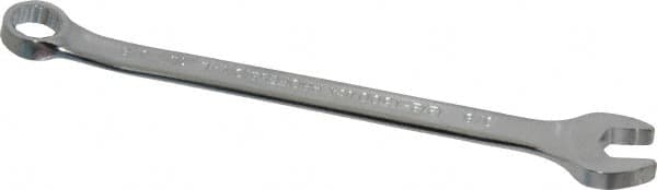 Proto - 3/8" 12 Point Combination Wrench - 15° Offset Angle, 6-1/4" OAL, Steel, Chrome Finish - Caliber Tooling