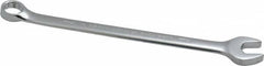 Proto - 14mm 12 Point Combination Wrench - 15° Offset Angle, 8-5/8" OAL, Steel, Chrome Finish - Caliber Tooling