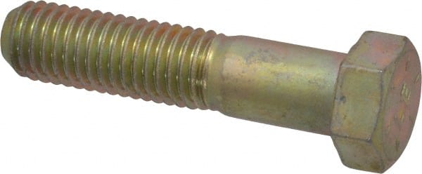 Made in USA - 9/16-12 UNC, 2-1/2" Length Under Head Hex Head Cap Screw - Caliber Tooling