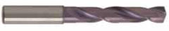 Guhring - 14.09954mm 140° Spiral Flute Solid Carbide Taper Length Drill Bit - Caliber Tooling