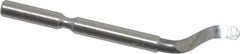 Shaviv - E100C Right-Handed Carbide Deburring Swivel Blade - Use on Hole Edge & Straight Edge Surfaces, Adjustable - Caliber Tooling