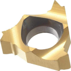 Carmex - 06IR Internal Right Hand 24 UN Laydown Threading Insert - Grade BXC, TiN Coated Carbide - Caliber Tooling