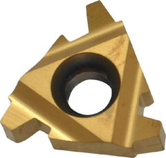 Carmex - 22IR Internal Right Hand 5 Acme Laydown Threading Insert - Grade BXC, TiN Coated Carbide - Caliber Tooling