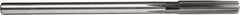 Union Butterfield - 1-3/16" High Speed Steel 8 Flute Chucking Reamer - Straight Flute, 1" Straight Shank, 2-7/8" Flute Length, 11" OAL - Caliber Tooling