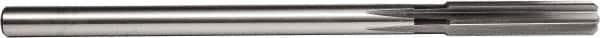 Union Butterfield - 0.3115" High Speed Steel 6 Flute Chucking Reamer - Straight Flute, 0.2792" Straight Shank, 1-1/2" Flute Length, 6" OAL - Caliber Tooling