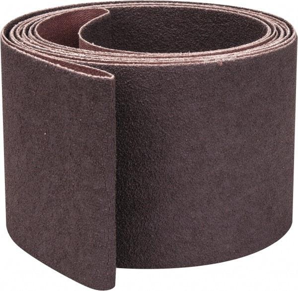 Norton - 3" Wide x 132" OAL, 60 Grit, Aluminum Oxide Abrasive Belt - Aluminum Oxide, Medium, Coated, X Weighted Cloth Backing, Series R228 - Caliber Tooling