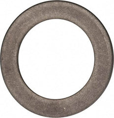 Made in USA - 0.06" Thick, 1" Inside x 1-1/2" OD, Round Shim - 7/8" Screw, Uncoated 316 Stainless Steel - Caliber Tooling